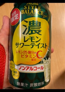 アサヒ　スタイルバランス　濃レモン　缶　３５０ｍｌの商品写真