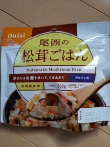 尾西食品　尾西の松茸ごはん　１００ｇの商品写真