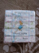 マスコー製紙 ピーターラビット ティッシュ 5箱