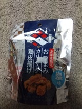 PLUSワン おつまみ鶏皮揚げ塩味 袋 40g