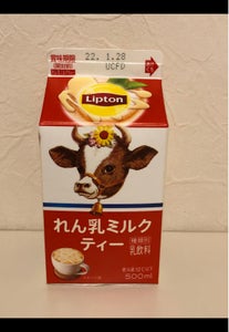 森永乳業　リプトン　れん乳ミルクティー　５００ｍｌの商品写真