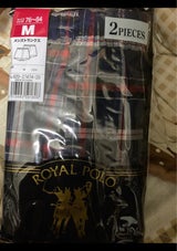 和合 紳士POLO先染めトランクスM 2P