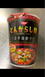 日清 とんがらし麺 海鮮チゲ 63g