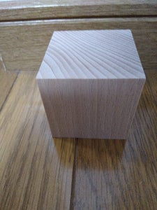 川合木工所　アートブロック　立方体の商品写真