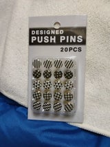 元林 デザインプッシュピン 20P