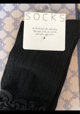 スクウェア 縄柄メローソックス 1組