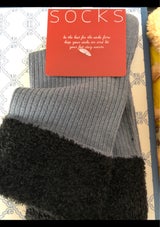 スクウェア シャギー糸使いソックス