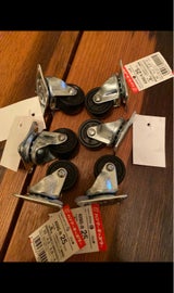 ハンマーキャスター 自在ゴム車 420G-R 25