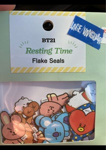 BT21フレークシール ヨガ 203897のレビュー画像