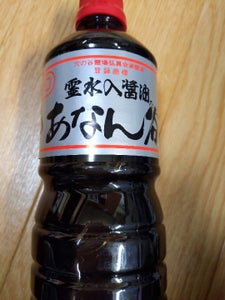 飯田　穴の谷醤油　濃い甘　１Ｌの商品写真