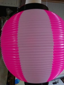 DCM HD ポリ提灯8寸丸 PKWHの商品写真