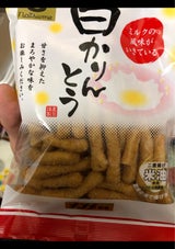 夏目製菓 白かりんとう 袋 80g