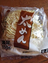 えどや 多加水熟成中華麺太めん 150g