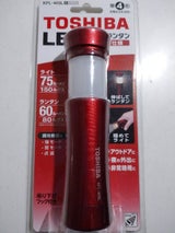 東芝電池 LEDランタン付ライト ワインRD