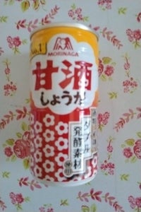 森永　甘酒ドリンク（生姜入り）　缶　１９０ｇの商品写真