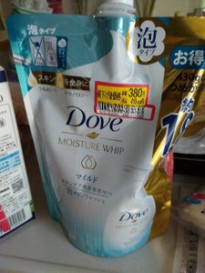 ダヴ　うるおいホイップ泡ＢＷマイルド詰替　７７０ｇの商品写真