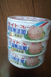 いなば　ライトフレークオイル無添加　７０ｇ×３の商品写真
