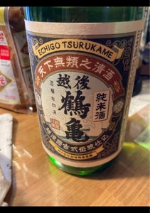 越後鶴亀　純米　瓶　７２０ｍｌの商品写真