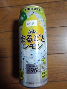 −１９６度Ｃ　ザ・まるごとレモン　缶　５００ｍｌの商品写真