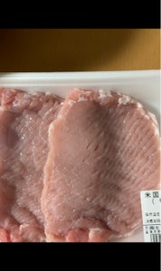 米国産豚ロース厚切り（切れ目入り）　２６０ｇの商品写真