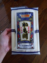 岡山手延素麺 かも川 手延べそうめん 400g