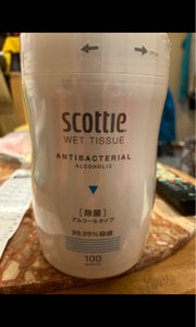 スコッティ　ウェットＴ除菌アルコール本体　１００枚のレビュー画像