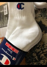 QレングスソックスM WH 3P CMSCH202