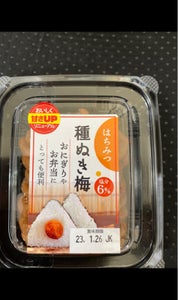 中田食品　中国産種ぬき梅　はちみつ　９０ｇの商品写真