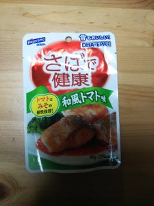 はごろも さばで健康 和風トマト味(パウチ)90gの商品写真