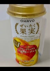 オハヨー乳業ぜいたく果実FミックスのむYG190g