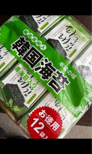 オンガネジャパン　韓国海苔　１２袋の商品写真