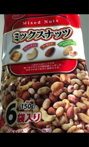 共立食品　ミックスナッツ　６パック　１５０ｇの商品写真