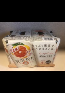 アサヒ　贅沢搾りグレープフルーツ缶　３５０ｍｌ×６の商品写真