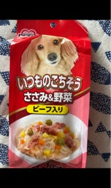 いつものごちそう ささみ&野菜ビーフ入 80g×3