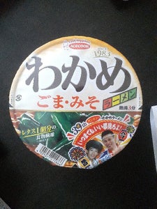 エースコック わかめラーメン ごま・みそ 78gの商品写真