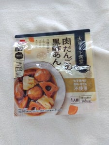 イチビキ　大豆ミート肉だんごの黒酢あん　１４０ｇの商品写真