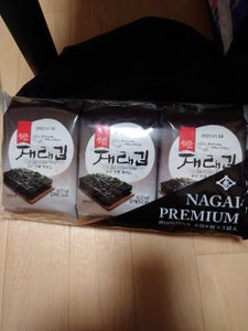 永井海苔　ＰＲＥＭＩＵＭ　韓国海苔　３袋の商品写真