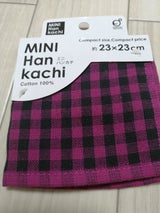 オカザキ MINIハンカチ チェック 23×23