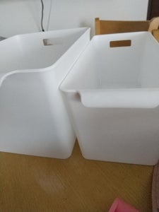 山田化学　ラッセバスケット　スリム　ホワイトの商品写真