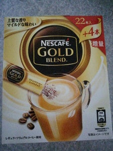 ネスカフェ　ゴールドＢスティックコーヒー　２２本の商品写真