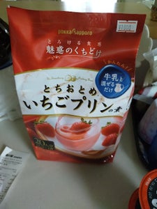ポッカサッポロとちおとめいちごプリン素200g×4の商品写真