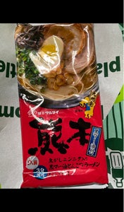 マルタイ　熊本黒マー油とんこつラーメン　１８６ｇの商品写真