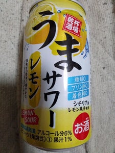 サンガリア　うまサワー　レモン　３５０ｍｌの商品写真