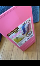 和泉 収納スタンドA4 ピンク