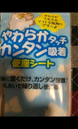 アオヤ商店 やわらかタッチ吸着便座シート ブルー