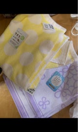 無撚糸バスタオル 柄込