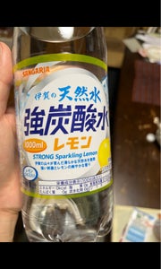 サンガリア　伊賀の天然水　強炭酸水レモン　１Ｌの商品写真