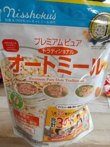 日食 プレミアムピュアTオートミール 袋 340gの商品写真