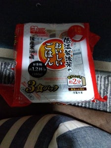 アイリス　低温製法パックごはん国産米　１８０ｇ×３の商品写真