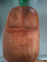 不二貿易 アカシアレクタングルトレーL 仕切付